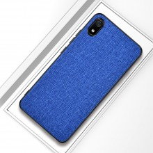 Тканевая накладка TopCase для Xiaomi Redmi 7A (ТПУ+ткань) Синий - купить на Floy.com.ua