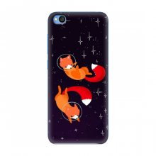 Чехлы с картинкой Лисички для Xiaomi Redmi Go (VPrint) Лисички космонавты - купить на Floy.com.ua