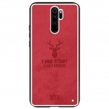 Чехол Deer TPU+Textile для Xiaomi Redmi Note 8 Pro Красный - купить на Floy.com.ua
