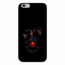 Крутые Чехлы для iPhone 6 / 6s (AlphaPrint) Тры обезьяны - купить на Floy.com.ua