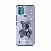 Крутые Чехлы для Nokia C31 (AlphaPrint) Медвежонок Louis Vuitton - купить на Floy.com.ua