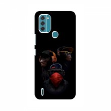 Крутые Чехлы для Nokia C31 (AlphaPrint) Тры обезьяны - купить на Floy.com.ua