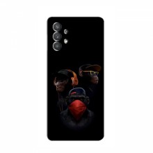 Крутые Чехлы для Samsung Galaxy A32 (AlphaPrint) Тры обезьяны - купить на Floy.com.ua