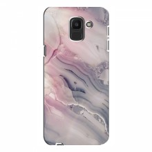 Мраморный чехол на Samsung J6 2018 (VPrint) Пурпурный Мрамор - купить на Floy.com.ua