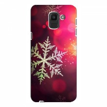 Новогодние Чехлы для Samsung J6 2018 (VPrint) Снежинка - купить на Floy.com.ua