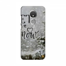 Новогодние, Праздничные Чехлы для Nokia C21 - 2024 год Let it snow - купить на Floy.com.ua