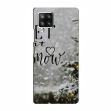 Новогодние, Праздничные Чехлы для Samsung Galaxy A42 (5G) - 2024 год Let it snow - купить на Floy.com.ua