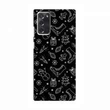 Новогодние, Праздничные Чехлы для Samsung Galaxy Note 20 - 2024 год Новогодний фон - купить на Floy.com.ua