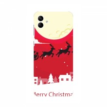 Рождественские Чехлы для Samsung Galaxy F04 (VPrint) Санта с оленями - купить на Floy.com.ua