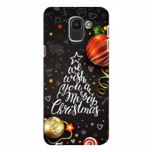 Рождественские Чехлы для Samsung J6 2018 (VPrint) Елочка - купить на Floy.com.ua