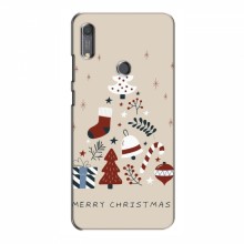 Рождественские, Праздничные Чехлы для Huawei Y6s Merry Christmas - купить на Floy.com.ua