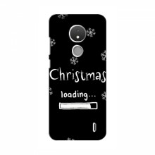 Рождественские, Праздничные Чехлы для Nokia C21 Christmas loading - купить на Floy.com.ua
