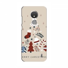 Рождественские, Праздничные Чехлы для Nokia C21 Merry Christmas - купить на Floy.com.ua