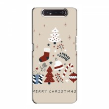 Рождественские, Праздничные Чехлы для Samsung Galaxy A80 2019 ( A805F ) Merry Christmas - купить на Floy.com.ua