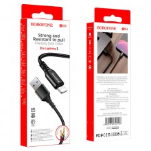 Дата кабель Borofone BX54 Ultra bright USB to Lightning (1m)