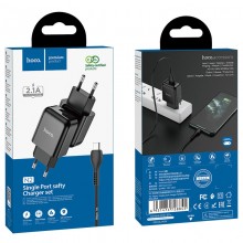 СЗУ HOCO N2 (1USB/2.1A) + USB - MicroUSB