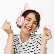 Уценка Накладные наушники Hoco W36 Cat ear - купить на Floy.com.ua