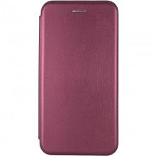 Кожаный чехол (книжка) Classy для Samsung Galaxy A51 Бордовый - купить на Floy.com.ua