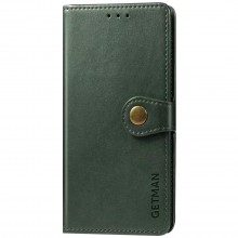 Кожаный чехол книжка GETMAN Gallant (PU) для Samsung Galaxy A04s Зеленый - купить на Floy.com.ua