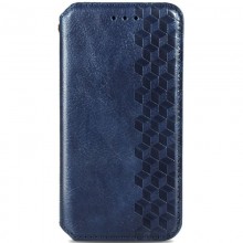Кожаный чехол книжка GETMAN Cubic (PU) для Samsung Galaxy A04s Синий - купить на Floy.com.ua