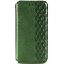 Кожаный чехол книжка GETMAN Cubic (PU) для Samsung Galaxy M33 5G Зеленый - купить на Floy.com.ua