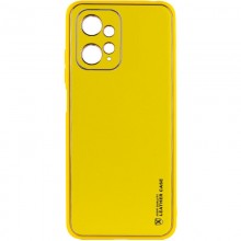 Кожаный чехол Xshield для Xiaomi Redmi Note 12 4G Желтый - купить на Floy.com.ua