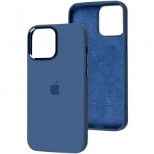 Чехол Silicone Case Metal Buttons (AA) для Apple iPhone 14 Pro Max (6.7") Голубой - купить на Floy.com.ua