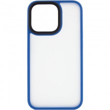 TPU+PC чехол Metal Buttons для Apple iPhone 15 (6.1") Голубой - купить на Floy.com.ua