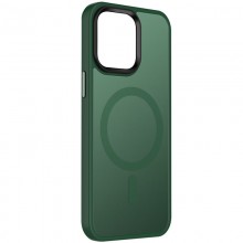 TPU+PC чехол Metal Buttons with MagSafe Colorful для Apple iPhone 15 (6.1") Зеленый - купить на Floy.com.ua