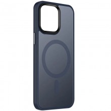 TPU+PC чехол Metal Buttons with MagSafe Colorful для Apple iPhone 15 (6.1") Синий - купить на Floy.com.ua