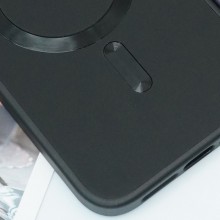 Кожаный чехол Bonbon Leather Metal Style with MagSafe для Apple iPhone 13 Pro Max (6.7") Синий - купить на Floy.com.ua
