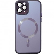 Чехол TPU+Glass Sapphire Midnight with MagSafe для Apple iPhone 14 Pro Max (6.7") Фиолетовый - купить на Floy.com.ua