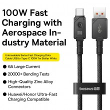 Дата кабель Baseus Unbreakable Series Fast Charging USB to Type-C 100W 1m (P10355801111-0)