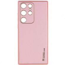 Кожаный чехол Xshield для Samsung Galaxy S21 Ultra Розовый - купить на Floy.com.ua