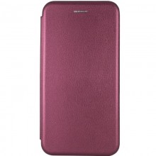 Кожаный чехол (книжка) Classy для Samsung Galaxy A05 Бордовый - купить на Floy.com.ua