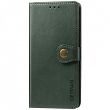 Кожаный чехол книжка GETMAN Gallant (PU) для Samsung Galaxy S24 Ultra Зеленый - купить на Floy.com.ua
