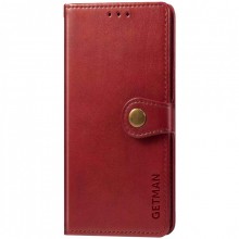 Кожаный чехол книжка GETMAN Gallant (PU) для Samsung Galaxy S24 Ultra Красный - купить на Floy.com.ua