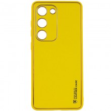 Кожаный чехол Xshield для Samsung Galaxy S24 Желтый - купить на Floy.com.ua