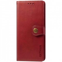 Кожаный чехол книжка GETMAN Gallant (PU) для Motorola Moto G54 Красный - купить на Floy.com.ua
