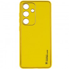 Кожаный чехол Xshield для Samsung Galaxy A35 Желтый - купить на Floy.com.ua