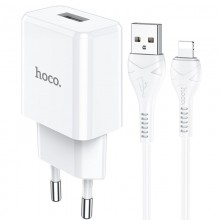 СЗУ HOCO N9 (1USB/2,1A) + Lightning - купить на Floy.com.ua