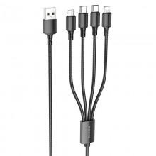 Дата кабель Borofone BX72 USB to 3in1 (1m) - купить на Floy.com.ua