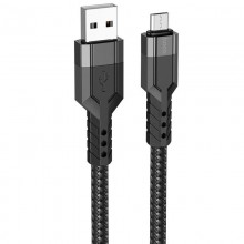 Дата кабель Hoco U110 charging data sync USB to MicroUSB (1.2 m) - купить на Floy.com.ua
