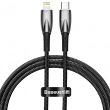 Дата кабель Baseus Glimmer Series Fast Charging Data Cable Type-C to Lightning 20W 1m (CADH000001) - купить на Floy.com.ua