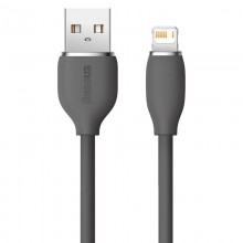 Дата кабель Baseus Jelly Liquid Silica Gel USB to Lightning 2.4A (1.2m) (CAGD000001) - купить на Floy.com.ua