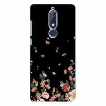 Защитные чехлы для Nokia 5.1 (AlphaPrint) с печатью (ХИТ продаж) Цветочки - купить на Floy.com.ua