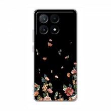 Защитные чехлы для Xiaomi POCO X6 Pro (5G) (AlphaPrint) с печатью (ХИТ продаж) Цветочки - купить на Floy.com.ua