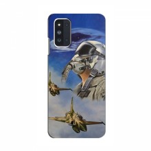 Защитные чехлы (Призрак Киева) для Samsung Galaxy F52 5G (E526) (AlphaPrint) Летчик - купить на Floy.com.ua
