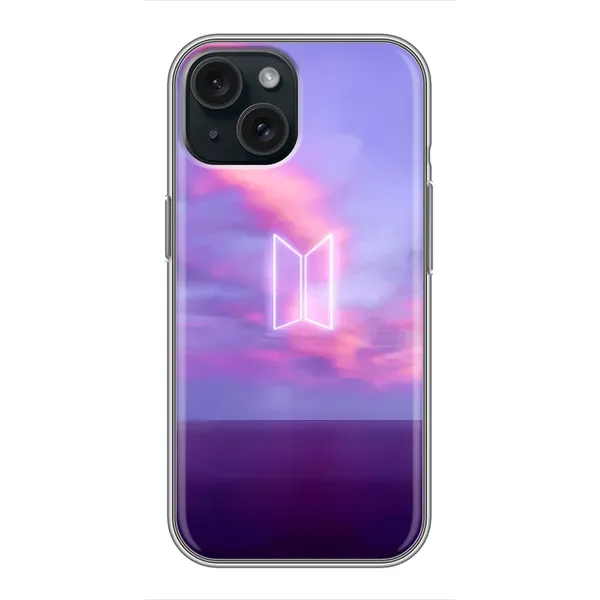 Чохол з принтом «BTS логотип» для iPhone 14 Чохол з принтом «BTS логотип» для iPhone 14