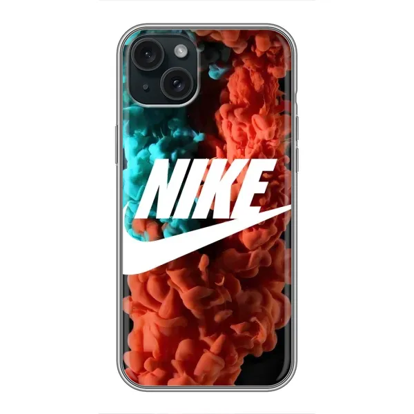 Чохол з принтом «Димчастий найк» для iPhone 15 Plus Чохол з принтом «Димчастий найк» для iPhone 15 Plus